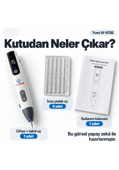 Yues W-913b Ben Alma Kalemi 15 Kademeli Type-c Şarjlı