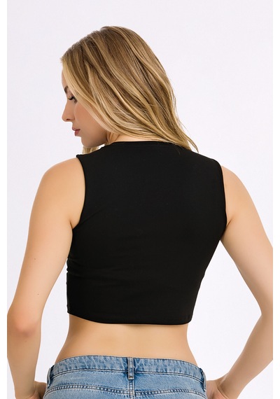 Fanilam İlke Kadın Elestan Kolsuz Crop -pamuklu Şık Ve Rahat Yarım Atlet Body 2 Adet Siyah+ten Fanilam İlke Kadın Elestan Kolsuz Crop -pamuklu Şık Ve Rahat Yarım Atlet Body 2 Adet Siyah+ten