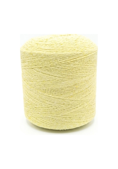 1 Kg Pamuklu El Örgü İpi Runner İpi- Amigurumi Koton İp Punch İpi Motif Sarı Renk