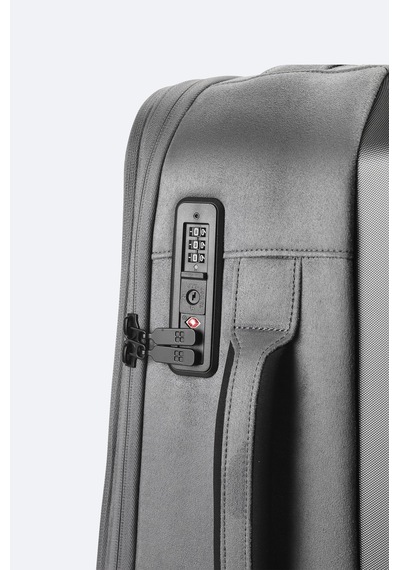 Avva Gri Laptop Bölmeli Kilitlenebilir Küçük Boy Bavul B008105