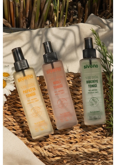Siveno %100 Doğal Biberiye Suyu Saç Dökülmesi Karşıtı ve Hızlı Saç Uzatma Etkili Saç Toniği 150 ML