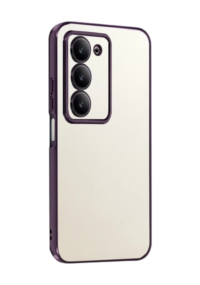 Xiaomi Redmi 15 4g Razer Lensli Silikon - Mor 0.2M-Çok Renkli