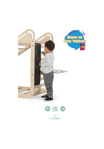 Sleepy Ahşap Montessori Yatak 70x140 Cm Kaydıraklı, Tırmanma Tahtalı, Salıncaklı, Yazı Tahtalı, Masalı Çocuk Yatağı Sleepy Ahşap Montessori Yatak 70x140 Cm Kaydıraklı, Tırmanma Tahtalı, Salıncaklı, Yazı Tahtalı, Masalı Çocuk Yatağı