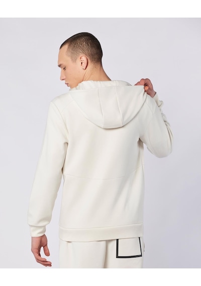 Kappa Fabio Full Zip Erkek Ekru Regular Fermuarlı Eşofman Üstü