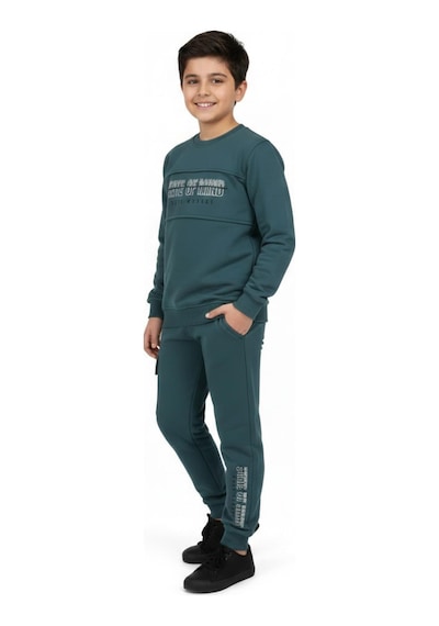 Baglan Erkek Çocuk Önü Baskılı Sweatshirt Ve Eşofman Alt Takım Bgl-st05248 Açık Yeşil Baglan Erkek Çocuk Önü Baskılı Sweatshirt Ve Eşofman Alt Takım Bgl-st05248 Açık Yeşil