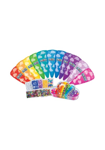 Deluxe Gökkuşağı Slime Yapım Seti - 11 Hazır Slime Ve Dev Süsleme Aksesuar Paketi Çok  Renkli