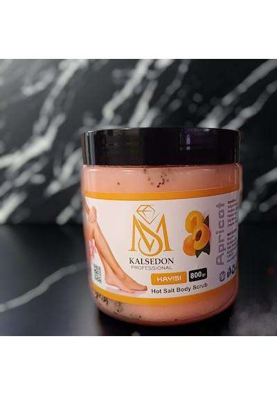 Ms Kalsedon Professoinal Kayısı Aromalı Vücut Peeling 800 G