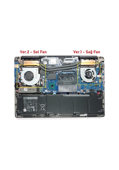 Dell Inspiron 15-7591 Fan V2 Sol Fan 1 Adet