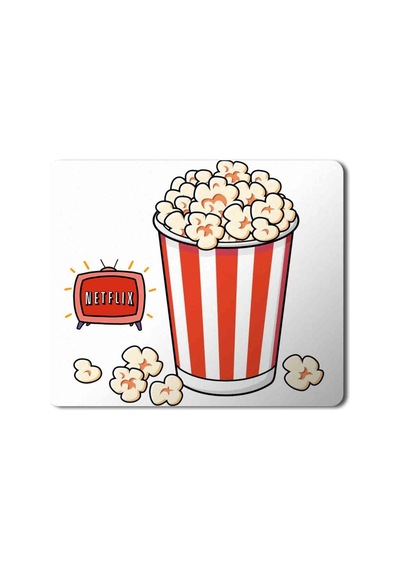 Netflix Popcorn Baskılı Mousepad Mouse Pad