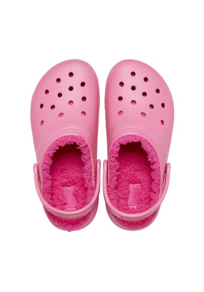 Crocs Classic Lined Clog K Pembe Terlik Pembe