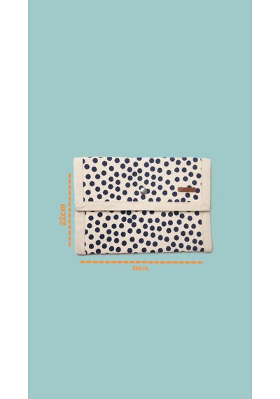 Puantiyeli Kitap/tablet Kılıfı Bej - Siyah