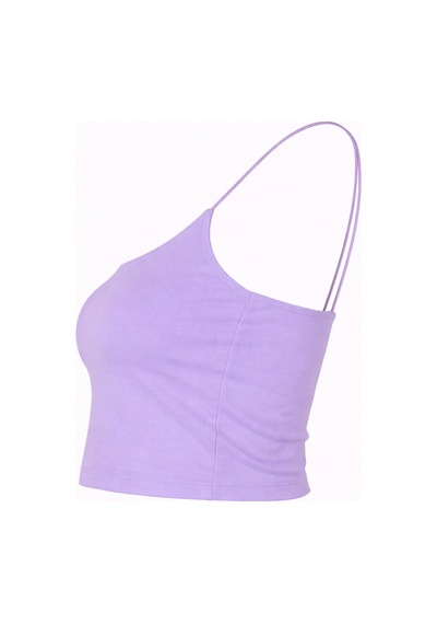 Trender 582-04 Crop Lastik Askı Lila Kadın Atlet 26yl71595017