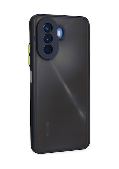 Huawei Nova Y70 Uyumlu Kılıf Montreal Silikon Kapak - Lacivert