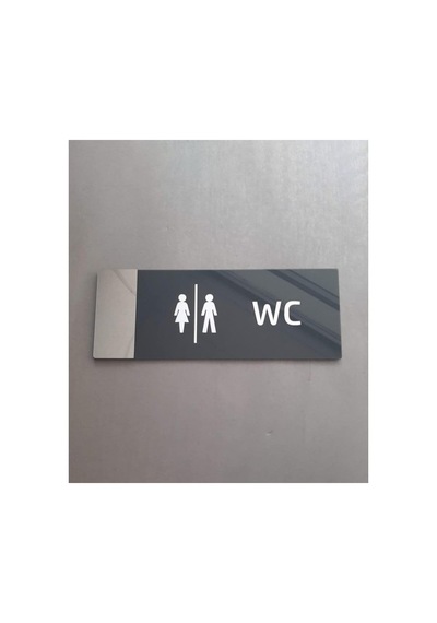 Smartad Aynalı Klasik Seri Wc Yönlendirme Tabelası