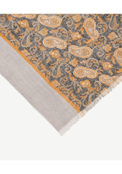Yargıcı Paisley Desenli Şal 26yksl1020x 059 Antrasit