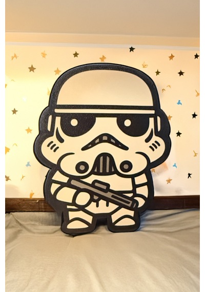 Star Wars Stormtrooper Tasarımlı Dekoratif Aydınlatma Çok Renkli