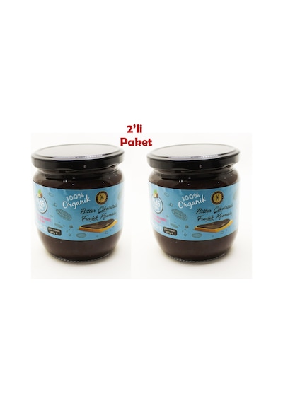 Dark Brown BİTTER Sürülebilir Gerçek Çikolatalı Fındık Kreması 800 Gram