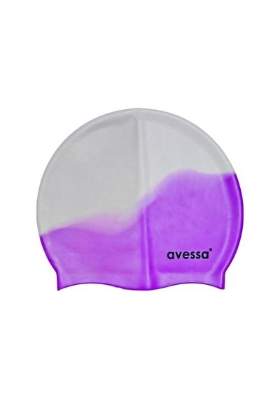 Premium Mc-901 Gökkuşağı Silikon Bone Beyaz-mor Unisex Aksesuar Hobi Çok Renkli