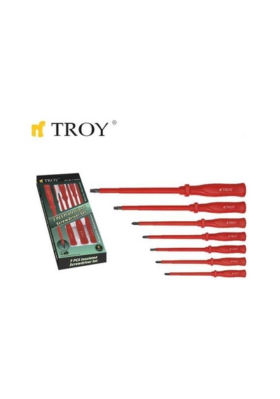Troy 22305 İzoleli Tornavida Seti 7 Parça