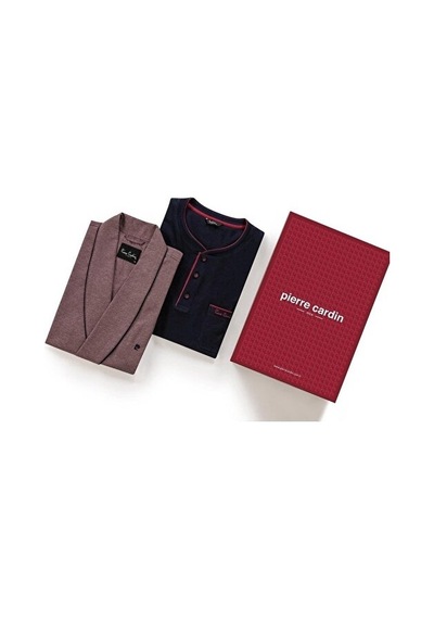 Pierre Cardin Erkek 3'lü Rob Takımı 5610 Bordo 001