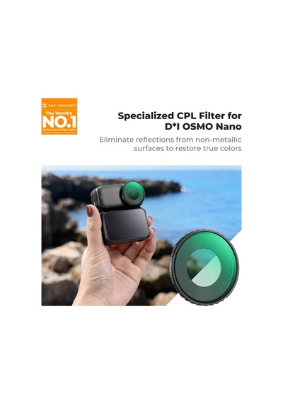 K&f Concept Osmo Nano Için Cpl Filtre