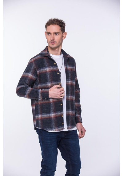 Oversize Oduncu Yumuşak Dokulu %100 Cotton Kareli Hediye Kutulu Erkek Gömlek Fs-002201 - Yeşil-1734 Oversize Oduncu Yumuşak Dokulu %100 Cotton Kareli Hediye Kutulu Erkek Gömlek Fs-002201 - Yeşil-1734