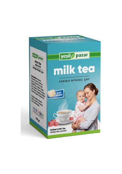 Yeşil Pazar Milk Tea Küp Çay 170 Gr