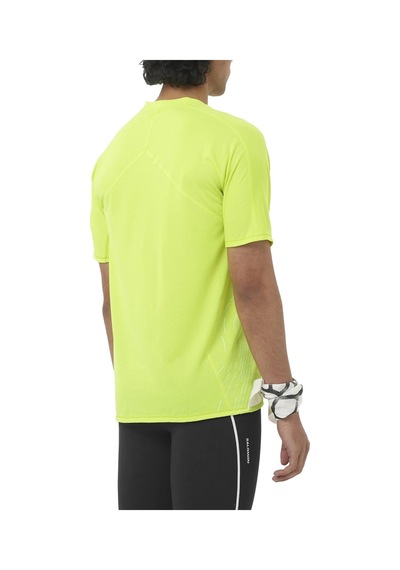 Salomon Sense Aero Ss Tee Gfx M 2050 Sarı