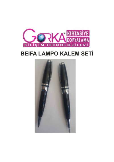 Beıfa Lampo Lüks 2 Li Kalem Seti Kısa Boy