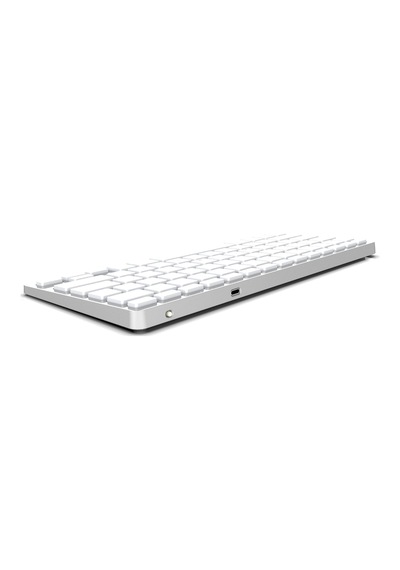 Ibk-565st Bluetooth 5.0 Rechargeable Smart Silver Keyboard, 150 Saat Kullanım Süresi, Telefon, Tablet,pc, Tv, Bt Cihazlarla Uyumlu, Taşınabilir, 10m Kullanım Mesafesi