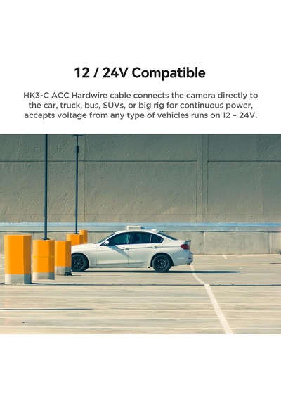 Hk3-c Araç Kamerası İçin Type-c Park Modu Bağlantı Kiti Kablosu A139 / A139 Pro Modelleri İçin Belirtilmemiş