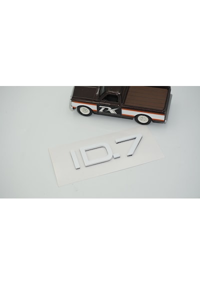 Dk Tuning Vw Volkswagen İd 7 Bagaj Beyaz Yazı Logo Arma Volkswagen