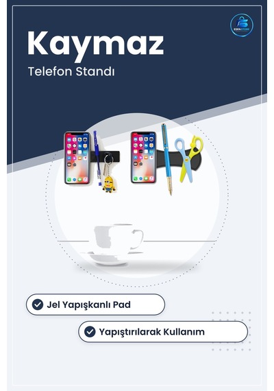 Telefon Standı Nanoteknoloji Jel Güçlü Yapıştırıcılı Kaymaz Tutuc