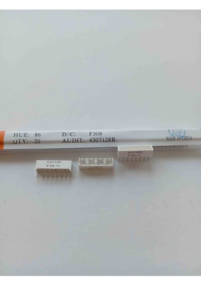 Hlmp-2450 Led Bars Arrays Yellow 1 Elemt 2.1 3 Adet