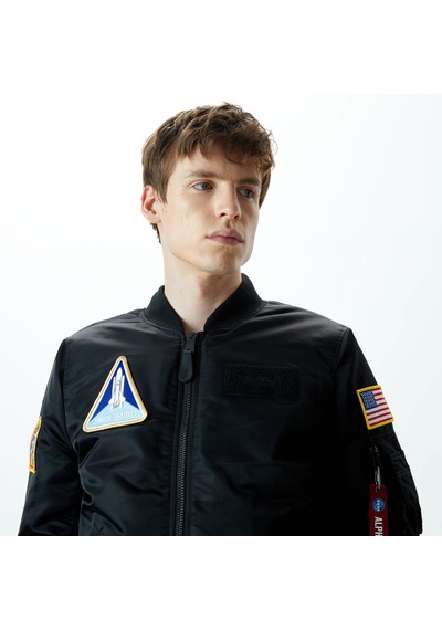 Alpha Industrıes Alpha Industries Nasa Ma-1 Flight Gen Erkek Siyah Ceket