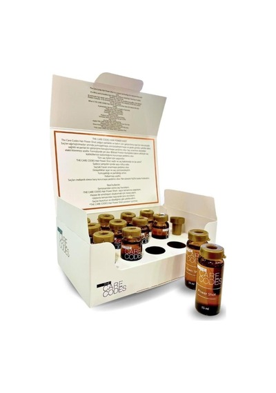 The Care Codes Yoğun Parlaklık Ve Bakım İçin Power Shot Saç Bakım Kürü 12 X 15 Ml