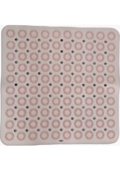 İsgstore Kare Masajlı Silikon Banyo & Duş Kaydırmazı Pembe 2 Adet Pembe