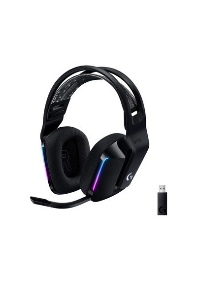 G733 Lıghtspeed Kablosuz Kulak Üstü Oyuncu Kulaklığı, Lıghtsync Rgb, Blue Voice Mikrofon, Askılı Kafa Bandı, Pro