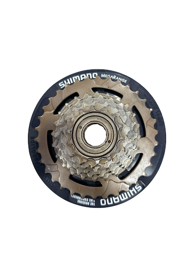 Shimano Mf-tz31 Megarange Cp 7'li Ruble Bisiklet 7li Dişli Shımano Plastik Korumalı Ruble 7'li Dişli Siyah - Kırmızı