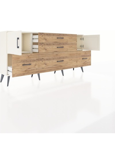 Arges Konsol 2 Raflı 5 Çekmeceli 2 Kapaklı 176x30x83 Aytaşı-aytaşı/çam Aytaşı/çam Arges Konsol 2 Raflı 5 Çekmeceli 2 Kapaklı 176x30x83 Aytaşı-aytaşı/çam Aytaşı/çam