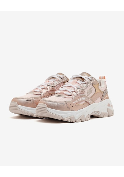 Skechers D'lites Hıker Kadın Pembe / Altin Outdoor Ayakkabı 180330 Rsgd