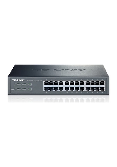 Tp-lınk Tl-sg1024d 24 Port 10/100/1000 Gigabit Desktop/rack Switch Siyah Çelik Kasalı