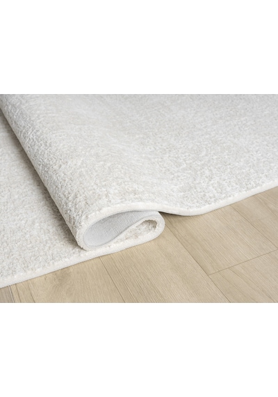 Mariesse Home Vita Serisi Bambu Dokulu Modern Sık Dokuma Koridor Kesme Yolluk Dokuma Makine Halısı Krem
