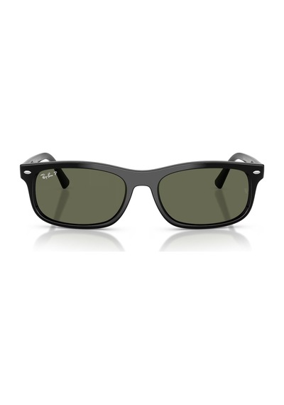 Ray-ban Rb 2224 90158 60 Unisex Polarize Dikdörtgen Siyah Kemik Güneş Gözlüğü Siyah