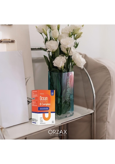 Orzax Ocean B Complex 60 Kapsül B Grubu Vitamin Kompleksi Takviye Edici Gıda