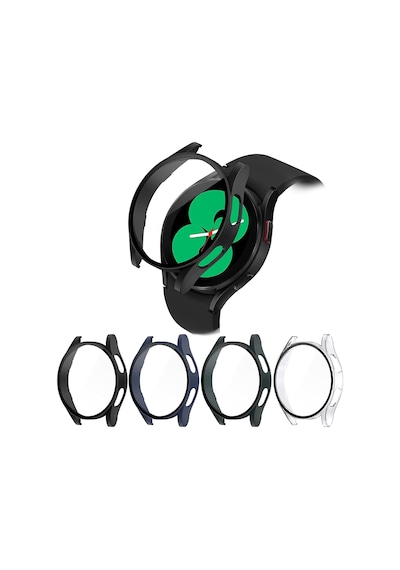 Samsung Galaxy Uyumlu Watch 4 Seri 44Mm Ekran Ve Kasa Koruyucu Sert Pc