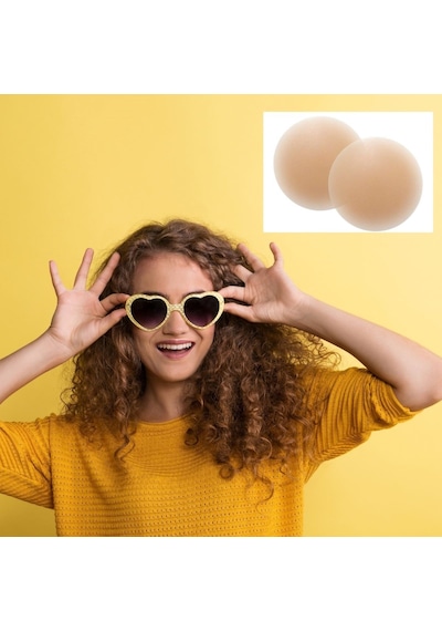 Silikon Göğüs Ucu Kapatıcı Gizleyici Bant Aparat Nipple Pad Ten