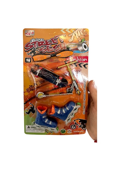 Parmak Kaykay Paten Scooter Mini Finger Skateboard Seti