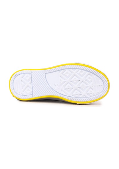 Kiko Kids Tinna Bağcıklı Erkek Bebek Keten Spor Ayakkabı Gri