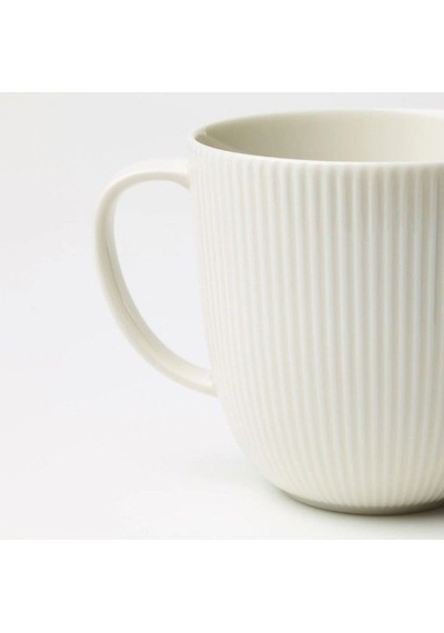 Ikea Ofantlıgt Porselen Kupa 9 Cm 310 Ml Beyaz 1 Parça